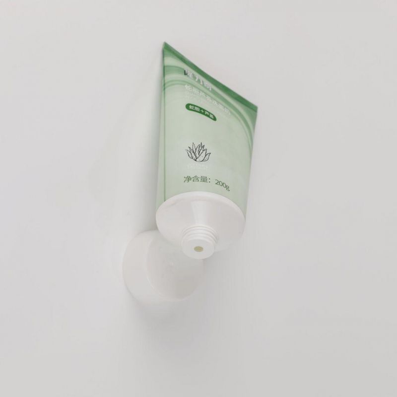 Hotel Shower Gel Eco-Friendly Empty Round Shaped Plastic Soft Tubes