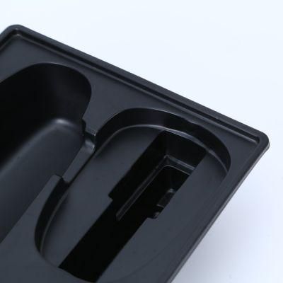 Custom Black PS Matt Thermoforming Plastic Package Tray for Electric Shaver