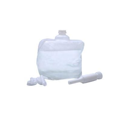5L Ultrasonic Gel Folding Soft Plastic Packaging Cubitainer with Spout