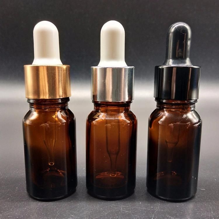 50ml 18/410 Dropper with Blue Amber Glass Bottle Jar of Packaging Oil Water Perfume Cosmetic Medicine Juice