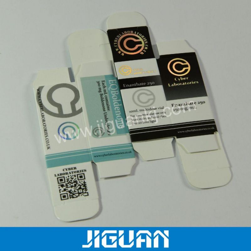 Free Design Vial Box Printing Packaging Carton for Medicine