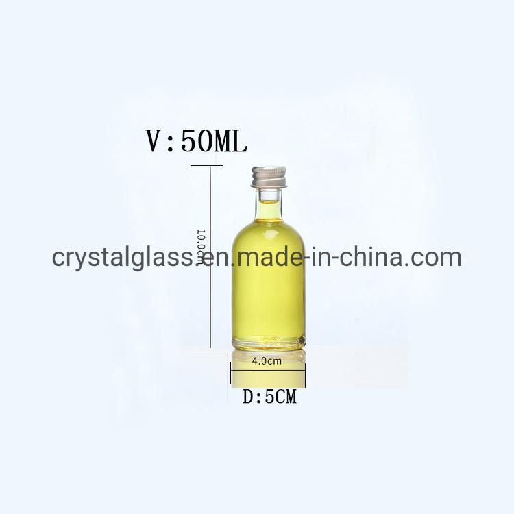 Empty Small Wine Glass Bottles Liquor Spirits Glass Wine Bottle 50ml 100ml 200ml