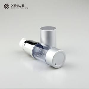 Top Seller 15ml 0.5oz Slim Airless Serum Bottle with Alu Pump