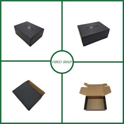 Customized Printed Black Corrugated Box with E Flute