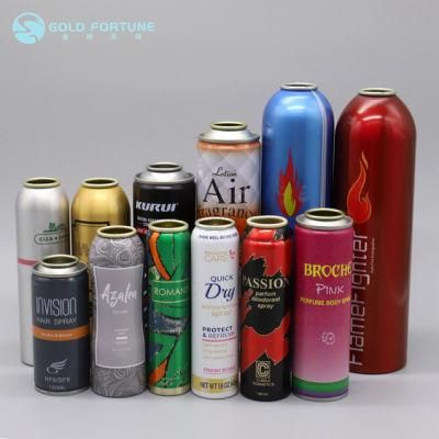 OEM Empty Aluminum Spray Cans for Cosmetics Packaging