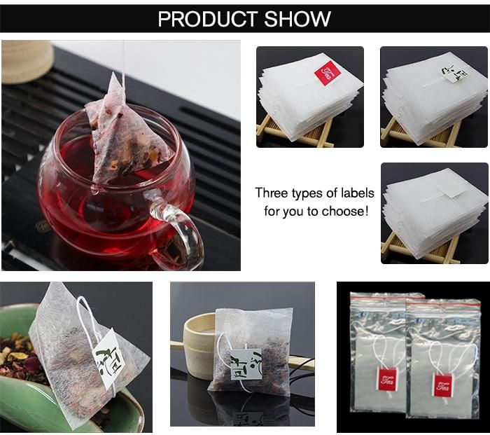 Corn Fiber Tea Bag Biodegradable Empty Pyramid Tea Bags