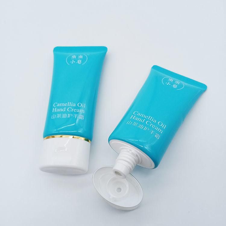 Recycled Plastic Squeeze Cosmetic Skincare Packaging Squeeze Laminated 80ml 100ml Aluminum Plastic Tube for Hand Cream