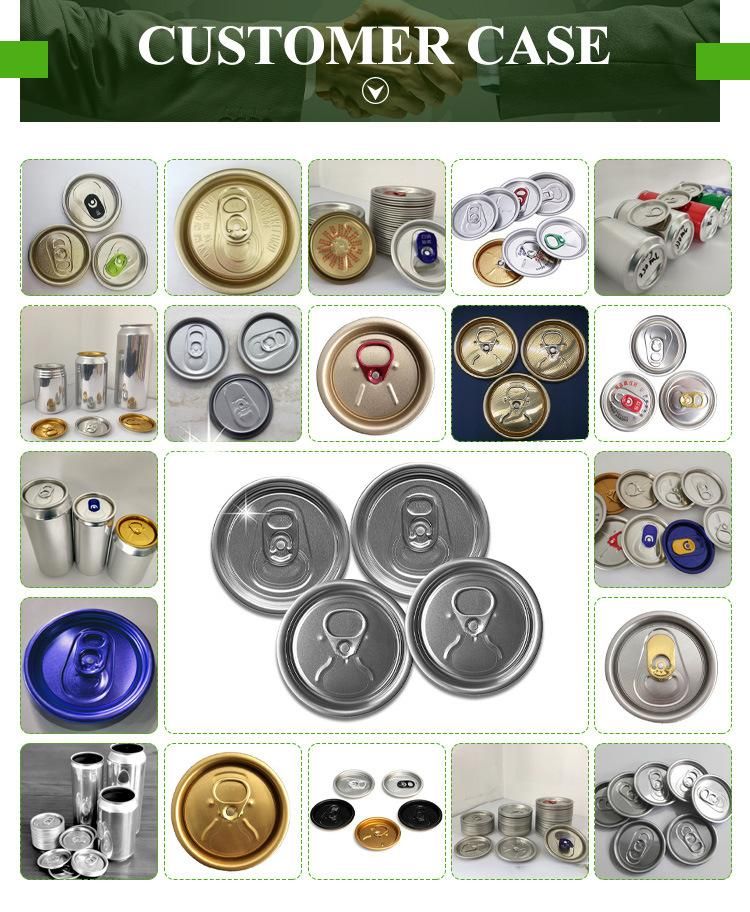 202 Rpt B64 Soe Cdl Food Grade Customized Logo Aluminum Easy Open Ring Pull Lid