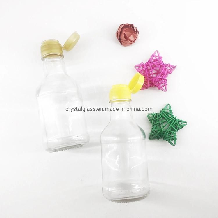 200ml Empty Glass Bottle Packaging for Capsicol or Hot Chili Oil with Custom Color Caps