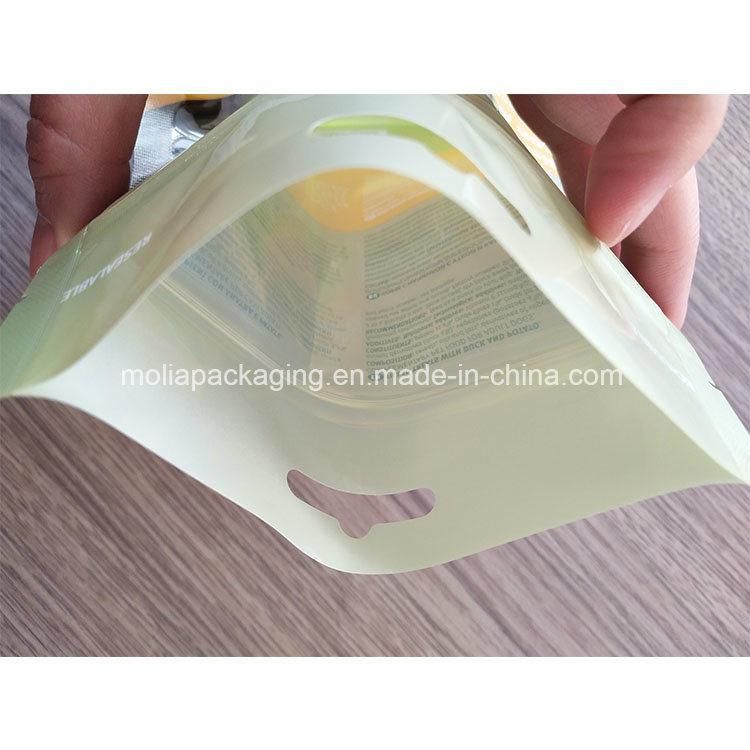 Custom Matte Plastic Bags/Stand up Pouch with Zipper for Dog Food 80g Bags with High Quality