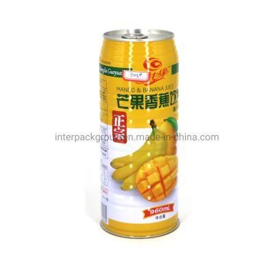 Standard Customization Color Printing Food Can for Beverage Milk Juice Can Food Packaging