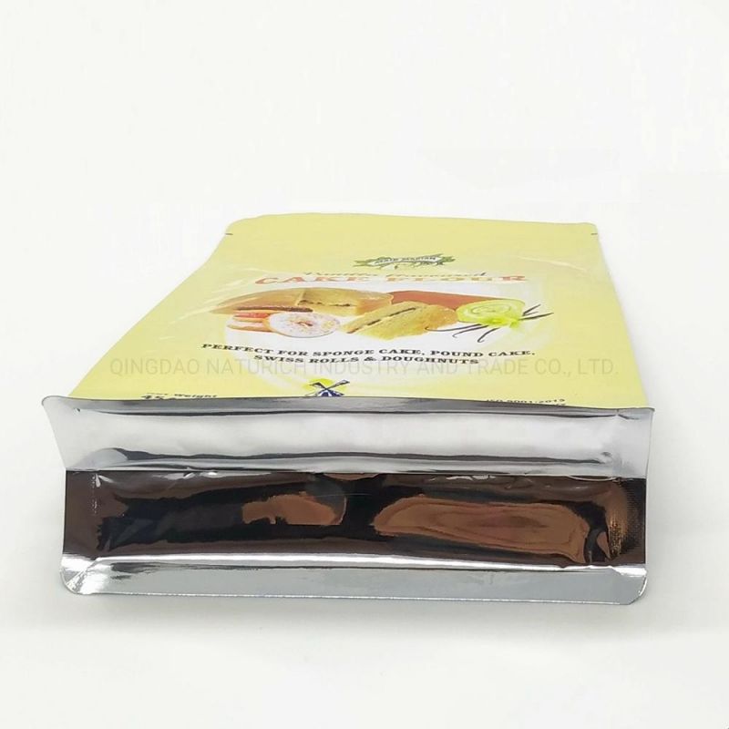 Quad Seal Plastic Packing Bag for Cake Flour 1kg/5lb Cake Flour