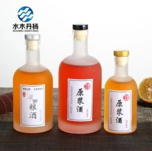 Factory Supply 200ml 250ml 350ml 500ml 750ml Vodka Wine Glass Bottle