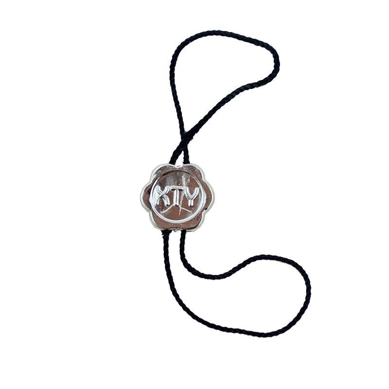 Factory Supply Metal Shell Plastic Hang Seal Tag