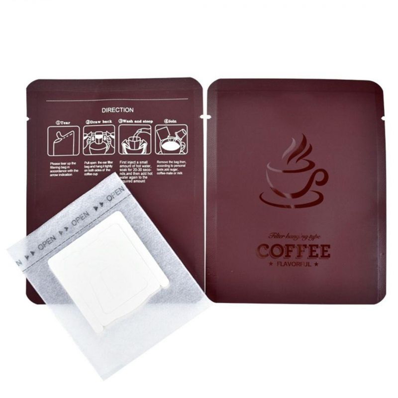 Flat Bottom Zipper Bag 1lb Coffee Packaging Laminated Plastic Bag