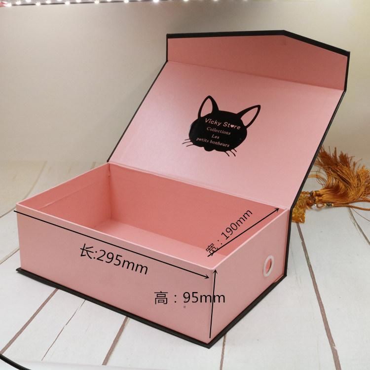 Factory Direct Supply Custom Logo E Flute Corrugated Board Paper Flat Folding Printed Shoes Box Mailer Shipping Box Gift Box