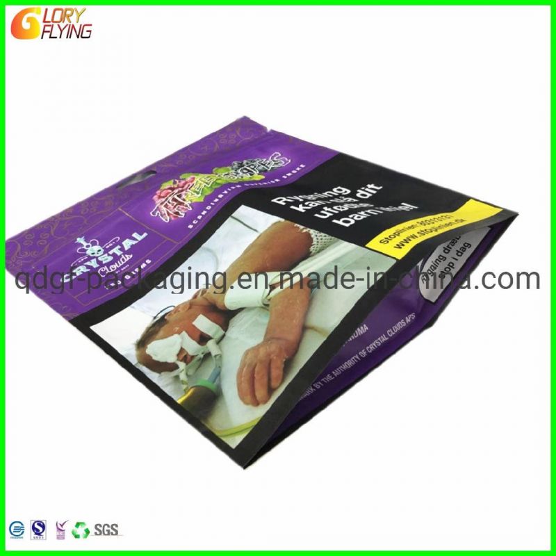 California-Mylar Plastic Bag Childproof Packaging with Double Zipper