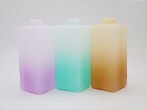 500ml 550ml PETG Plastic Bottle for Packaging Unique Gradient Process Shampoo Bottle