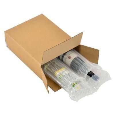 Inflatable Double Wine Bottle Protector Air Cushion Column Bags Packaging
