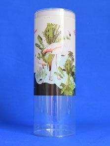 Cheap Price Transparent Plastic Pet Cylinder Box with Printing