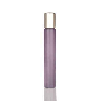 Empty Roll on Glass Bottle Refillable Perfume Essential Oil Roller Bottle Purple Glass Bottle