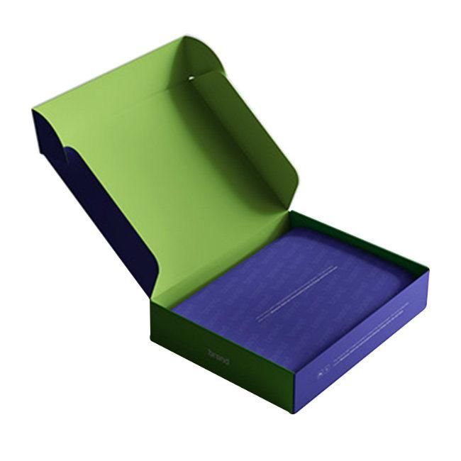 Custom Flat Folding Recyclable Corrugated Packaging Cardboard Box