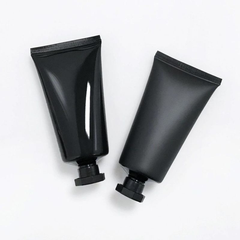 Empty Cosmetic Tube Black Matte Lotion Tube Packaging