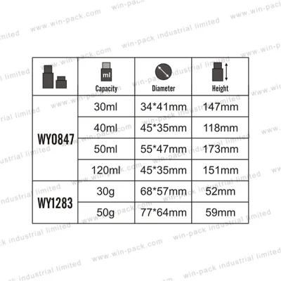 Custom Design Printing Acrylic Lotion Bottle with Pump 30ml 120ml