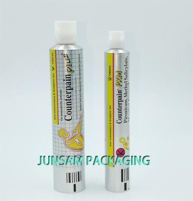 Different Diameters Print Aluminum Collapsible Tube Pharmaceutical Ointment Cosmetic Packaging Lip Balm
