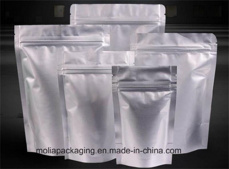 Customized Pet/Al/PE Smell Proof Zip Sealed Mylar Packaging Bags