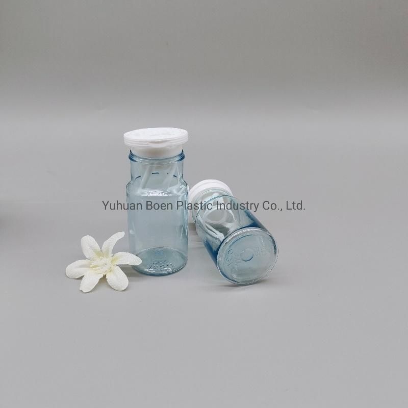 Plastic Medicine Jar Silicone Seal Cap 35cc