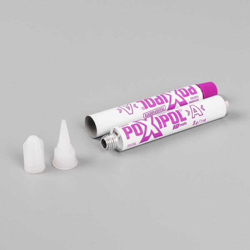 Round Hair Dye Squeeze Packaging, Dia 30 / 35 / 40mm Aluminum Cosmetic Tubes