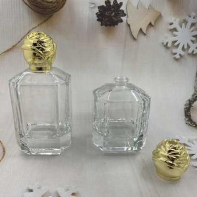 Transparent/ Custom Luxury Cosmetic Glass Clear Bottle Empty Bottles with Factory Price