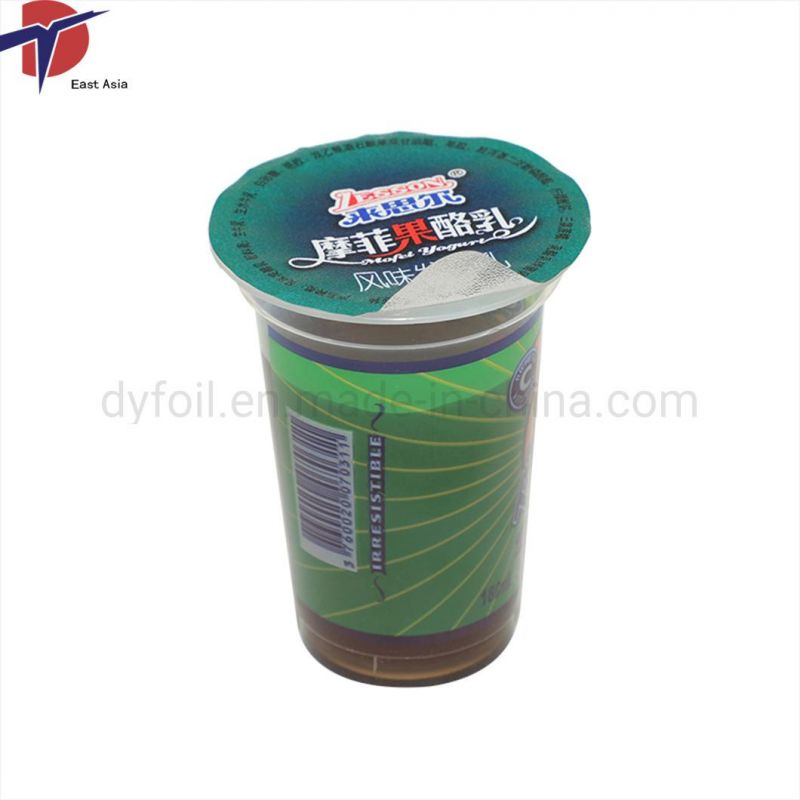 Food Grade Aluminum Foil Lids for PP Yogurt Cups