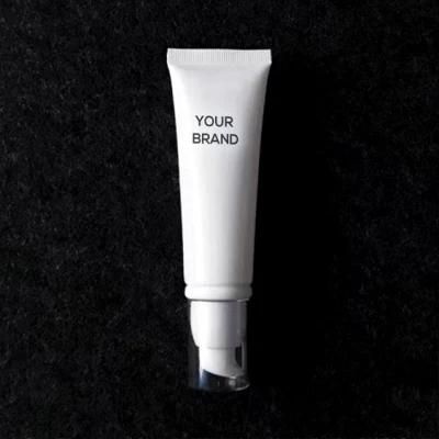 Free Sample 60ml White Empty Plastic PE Shampoo Tube Hand Cream Body Lotion Soft Plastic Tubes with Black Caps