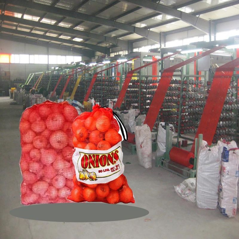 Net Mesh Fruit Packaging Bags PP PE Raschel Mesh Bag for Onion Agriculture