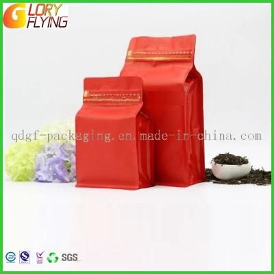 Flat-Bottom Coffee Packaging Bags with Valve for Coffee and Tea Packing