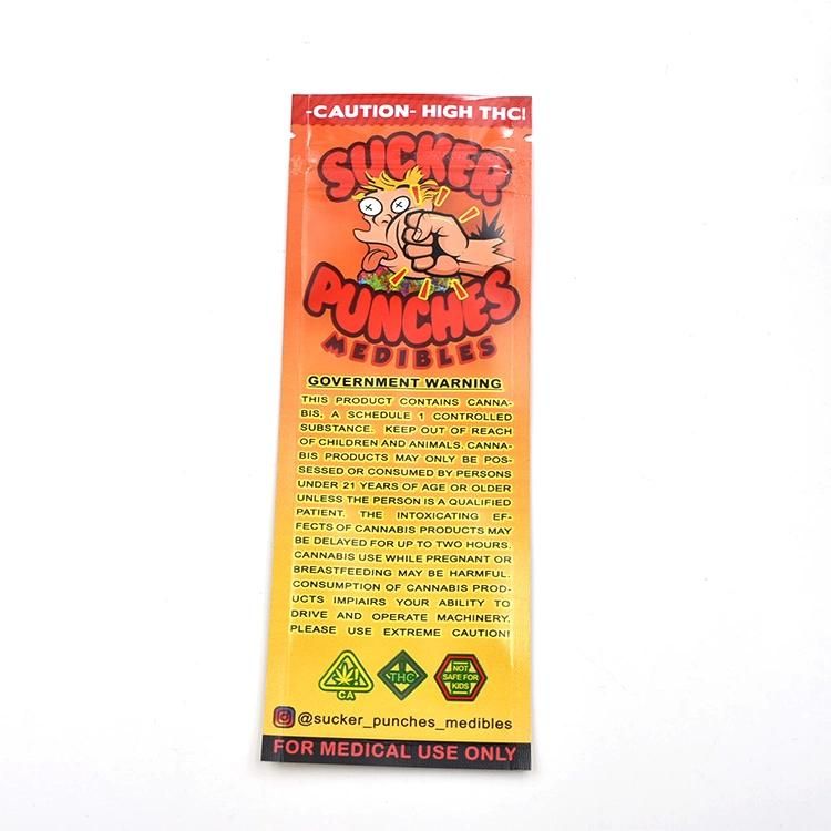 High Quality Lollopops Mylar Bag Packaging with Custom