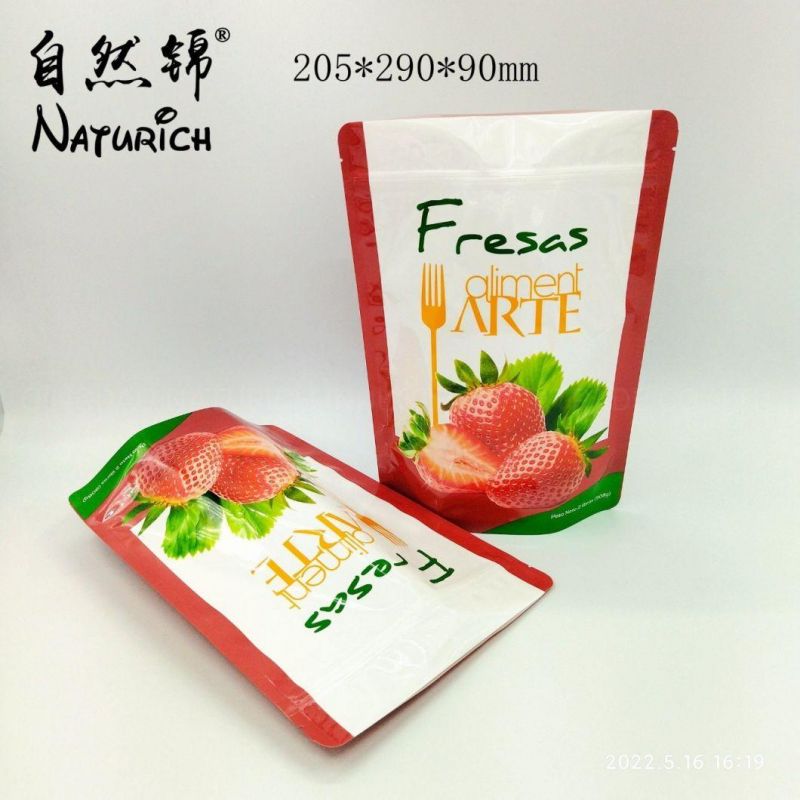 Recyclable Stand up Zipper Bag for Fruit Food Packing Pouch