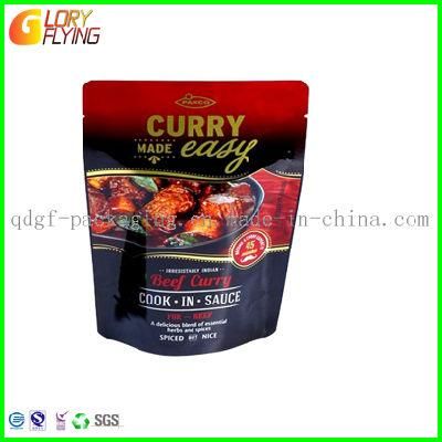 Stand up Plastic Food Bag for Packing Sauce with Gravure Printing