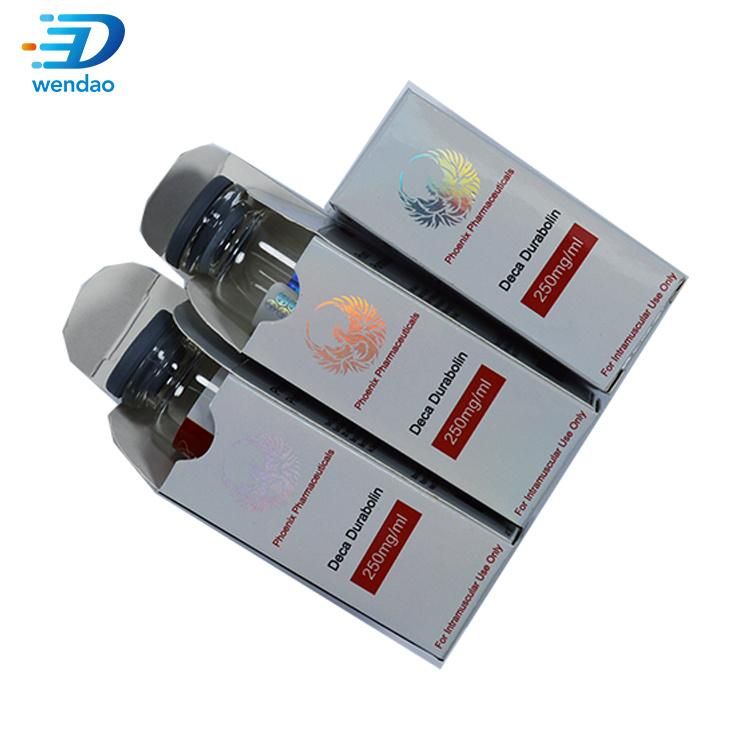 Custom Free Design Logo Printing Paper 10ml Vial Box