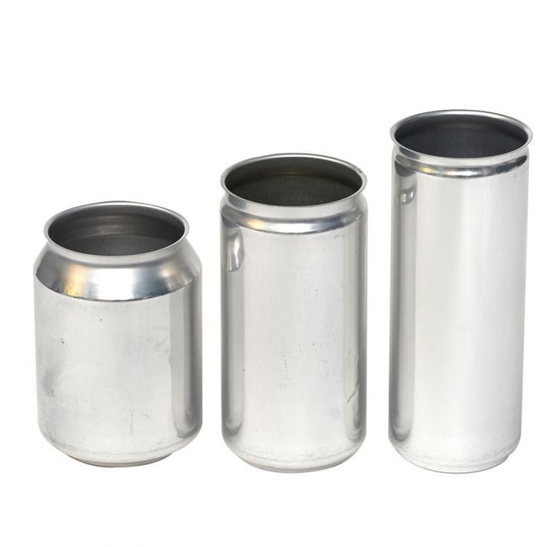 Standard 250ml Aluminum Beverage Cans with 202 Sot Can Ends