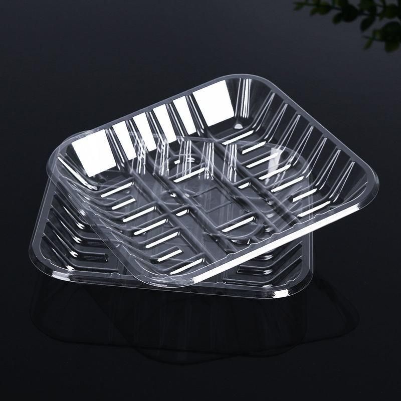 Biodegradable Fast Food Packing Containers Bento Blister Plastic Tray