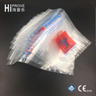 Ht-0726 Customized Biohazard Specimen Medical Lab Bags