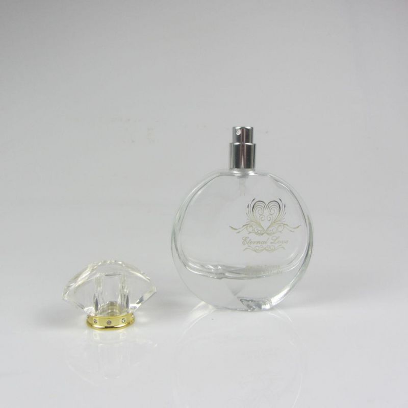 Premium Lady Diamond Shape Spray Crystal Perfume Bottle