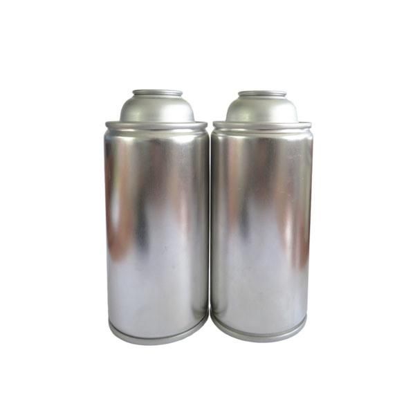 Luxurious Tinplate Aerosol Can for Cosmetics Packaging Sunblock Moisturizing Spray