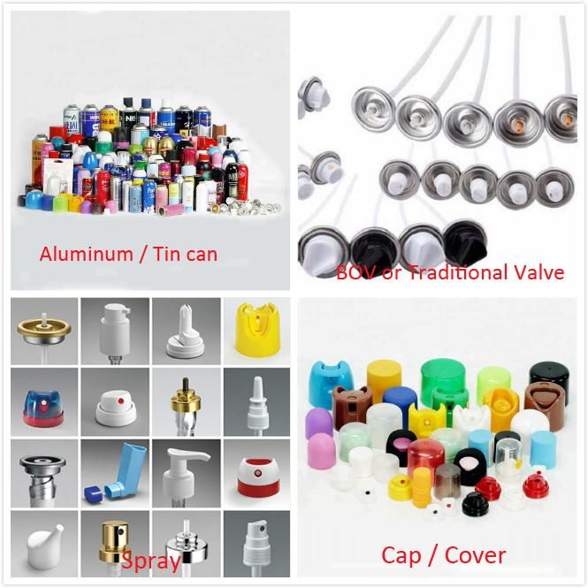 Aerosol Spray Actuators Valves for Perfume Body Spray Tin Can