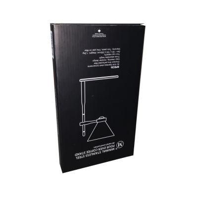 OEM Black Corrugated Shipping Mailer Packaging Box