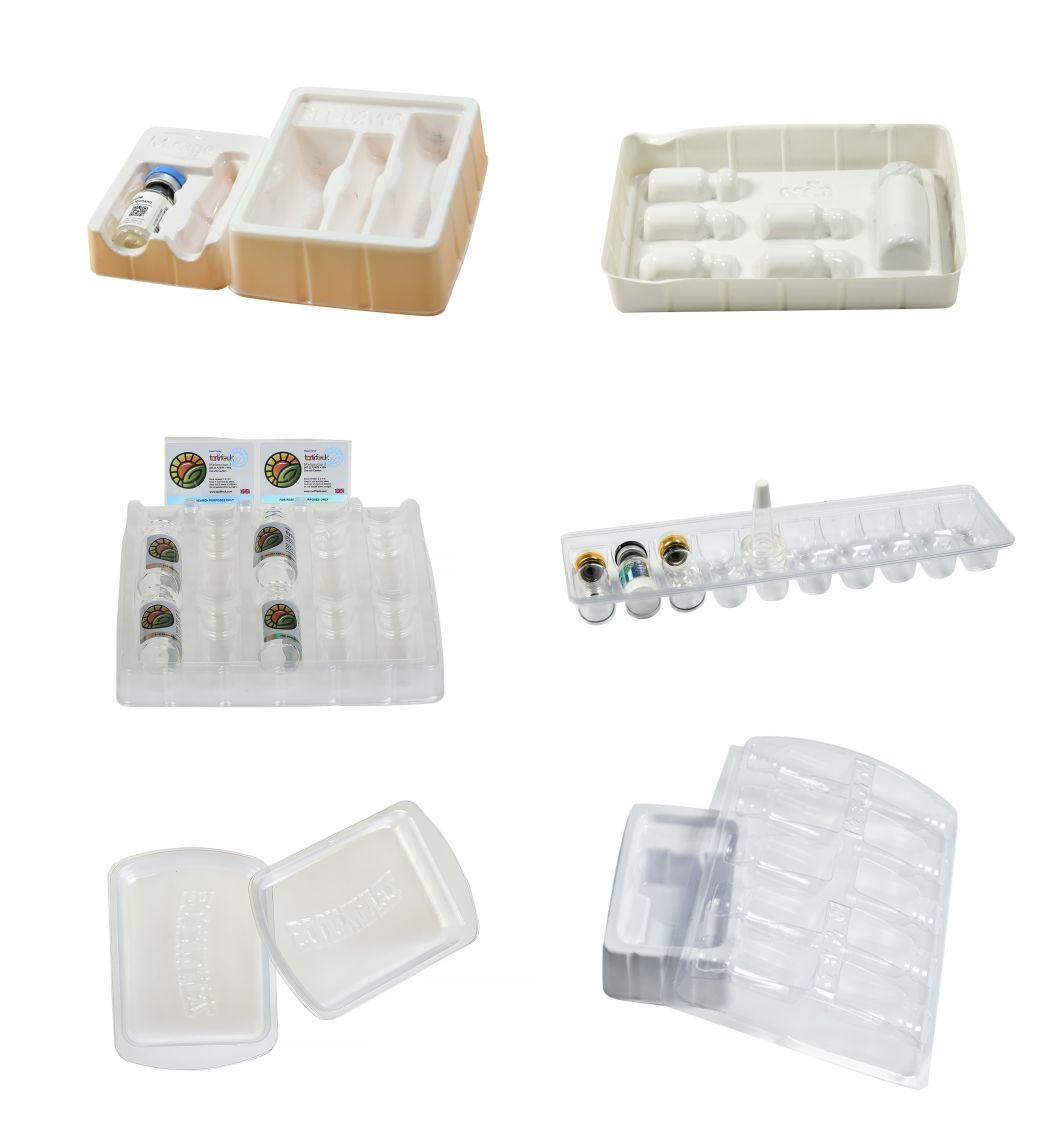 Medical Plastic Packaging Insert Tray for 2ml Vial