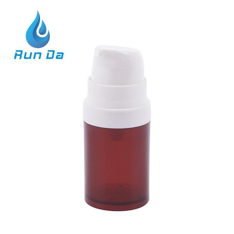 Factory Price 5 10 15ml Travel Airless Lotion Acrylic Glass Bottle with Pump